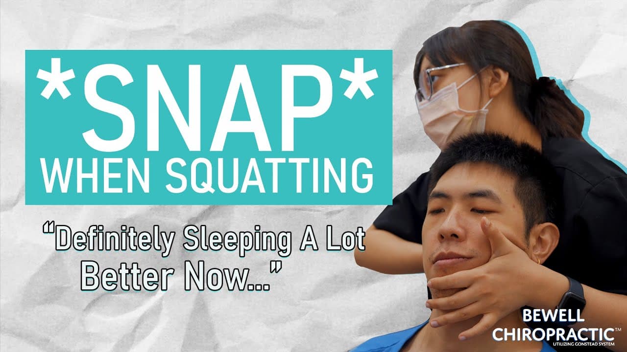 "I Heard a SNAP" — Lower Back Injury Case — Bewell Chiropractic Singapore